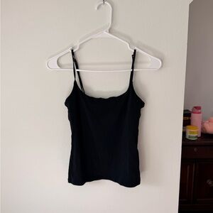 zara Black double lined Tank Top
